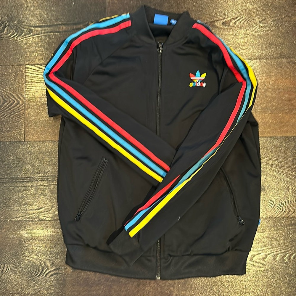 Adidas track jacket multicolored